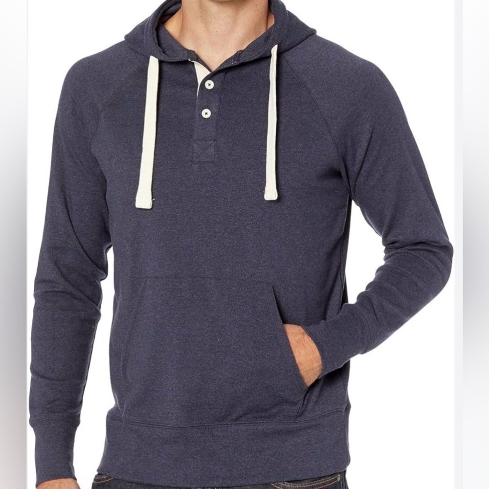 The Normal Brand Puremeso Hoodie in Navy